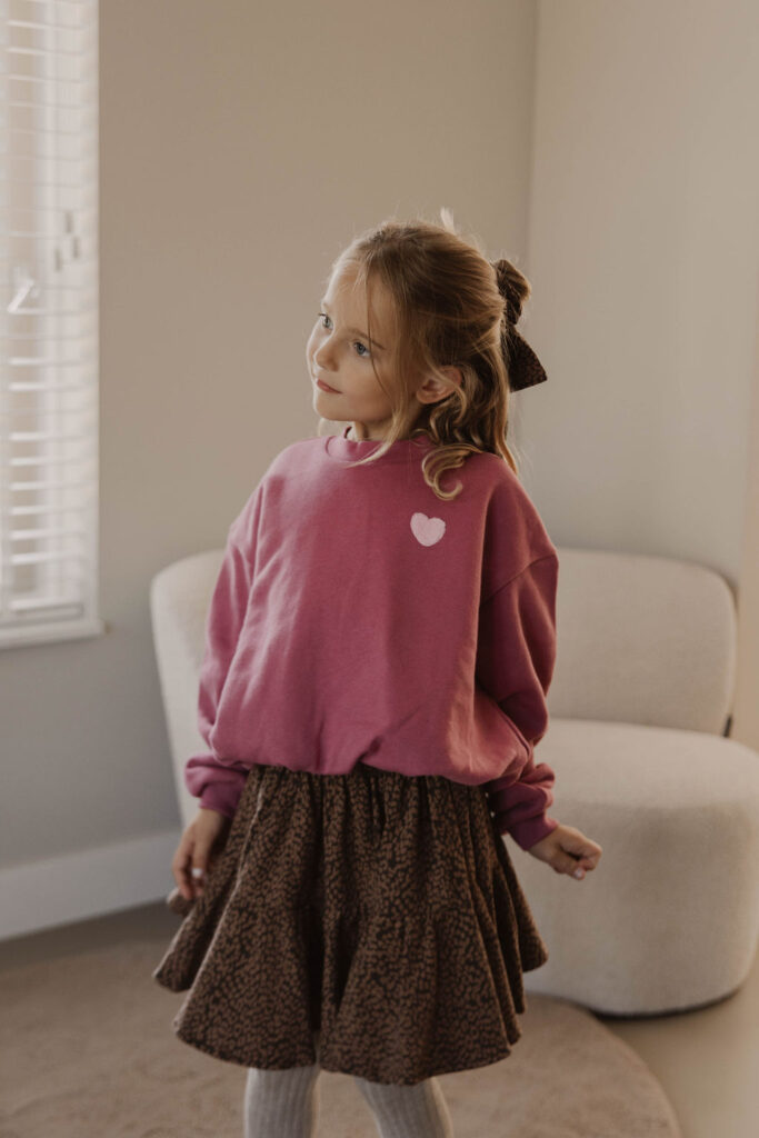 Faith skirt leopard brown